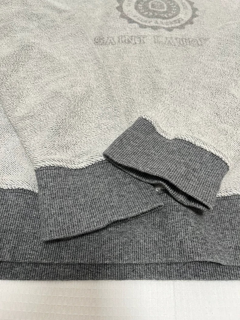Saint Laurent Grey Hoodie Size L