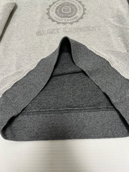 Saint Laurent Grey Hoodie Size L