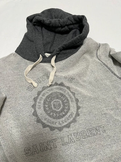 Saint Laurent Grey Hoodie Size L
