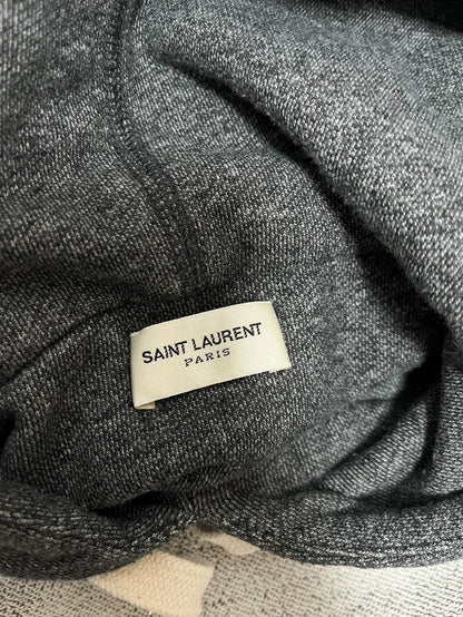 Saint Laurent Grey Hoodie Size L