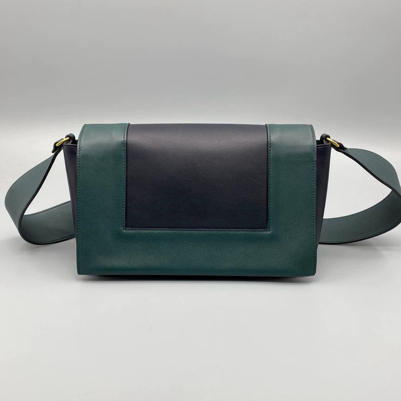 Celine Frame Color Block Crossbody Bag