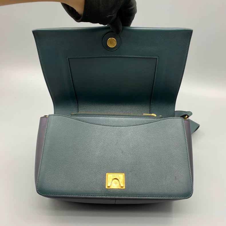 Celine Frame Color Block Crossbody Bag