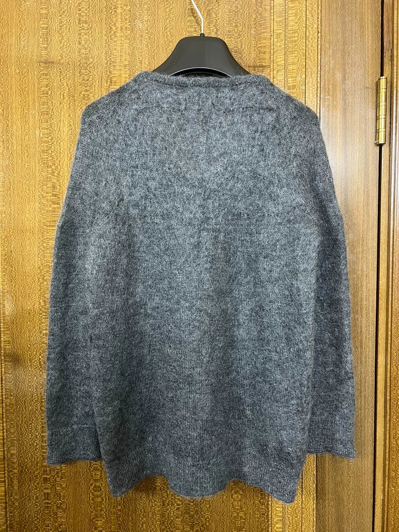 Saint Laurent Grey Wool Sweater Size XS