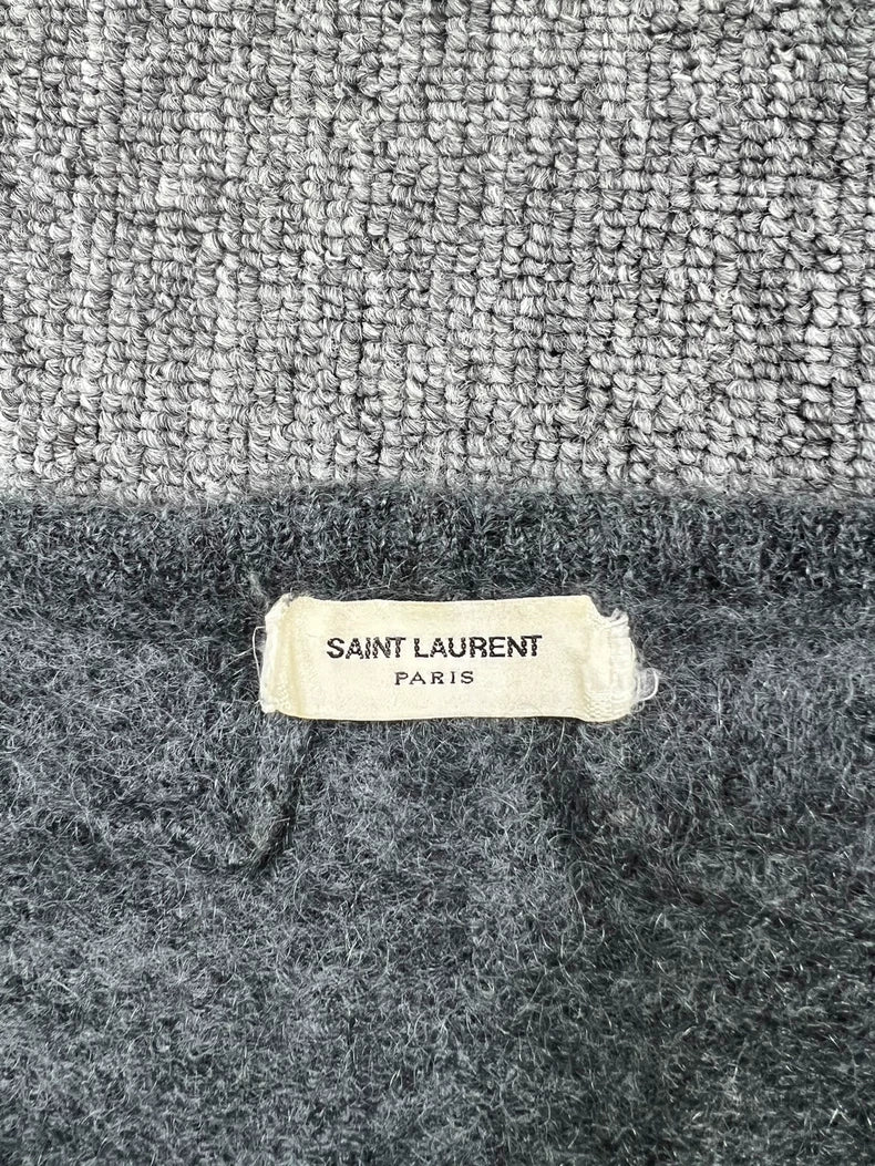 Saint Laurent Grey Wool Sweater Size XS