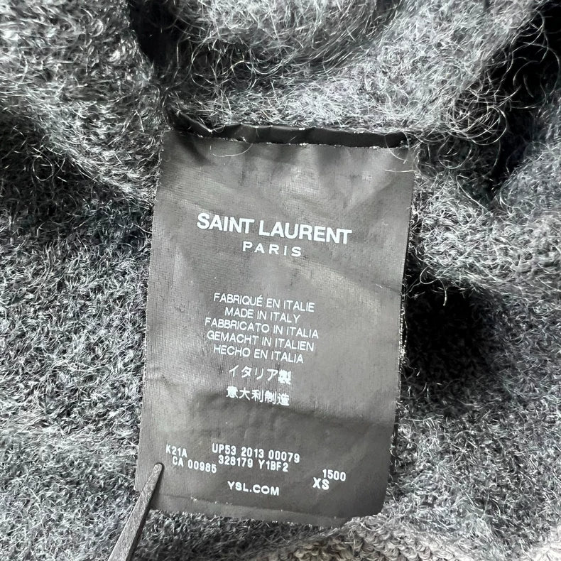 Saint Laurent Grey Wool Sweater Size XS