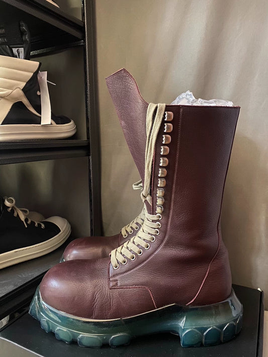 Rick Owens Bozo Red Octopus Sole Boots-yf