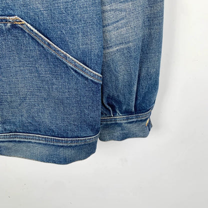 Celine Blue Cotton Long Sleeve Denim Jacket