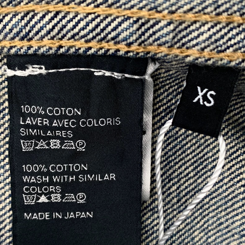 Celine Blue Cotton Long Sleeve Denim Jacket