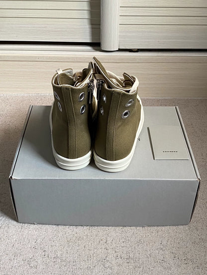 Rick Owens Drkshdw High-Top Canvas Shoes