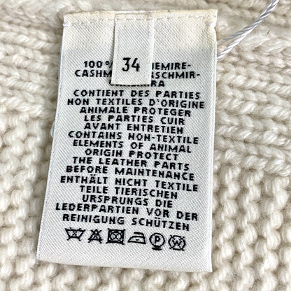 Hermes Beige Cashmere Cardigan Long Coat