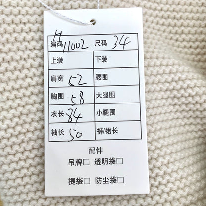 Hermes Beige Cashmere Cardigan Long Coat