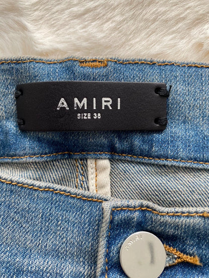 Amiri Water Wash Blue Pink Denim Pants