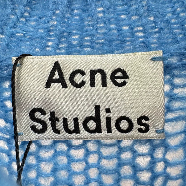 Acne Studios Mohair Stripe Distressed Sweater-yf