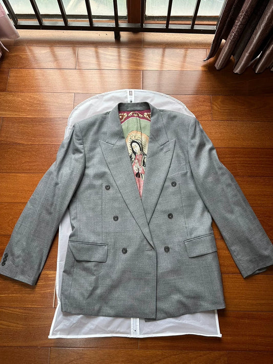 kapital reversible lined blazer