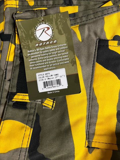 Rothco Yellow Camo Cargo Pants For Sale