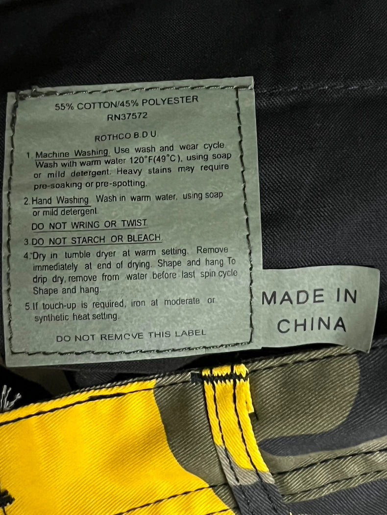 Rothco Yellow Camo Cargo Pants For Sale