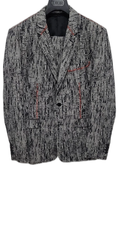 Dior Houndstooth Suit Set