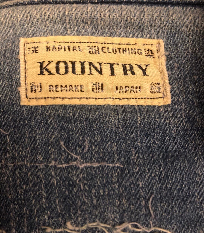 KAPITAL Boro Denim Kimono