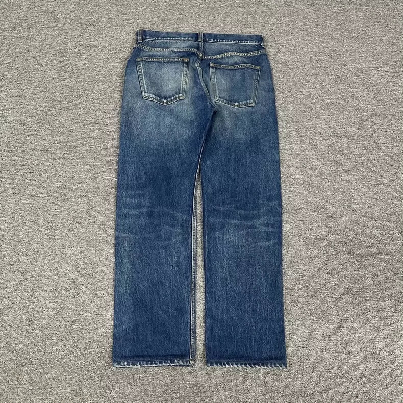 Balenciaga Distressed Washed Jeans
