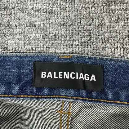 Balenciaga Distressed Washed Jeans