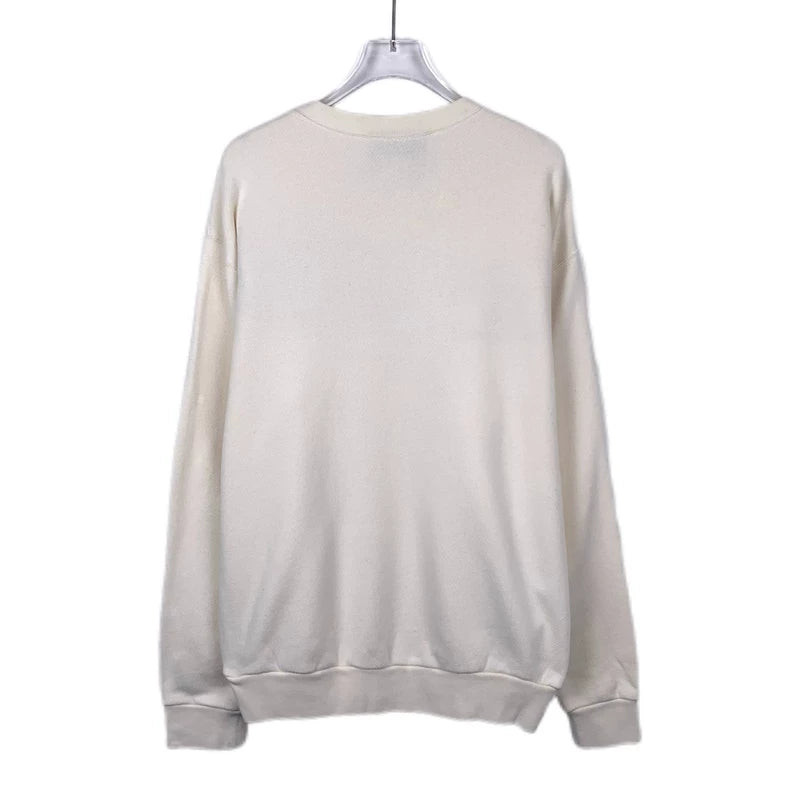 Gucci Logo Embroidered Cotton Sweatshirt