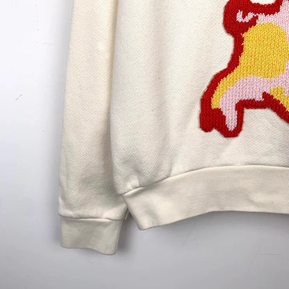 Gucci Logo Embroidered Cotton Sweatshirt