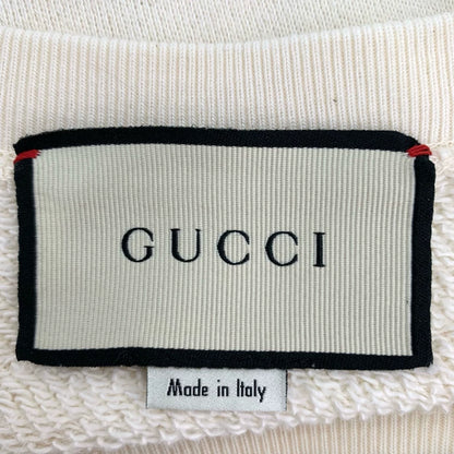 Gucci Logo Embroidered Cotton Sweatshirt