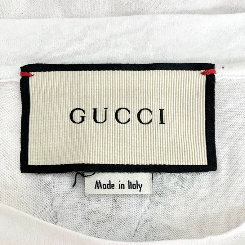 Gucci Logo Print White T-Shirt