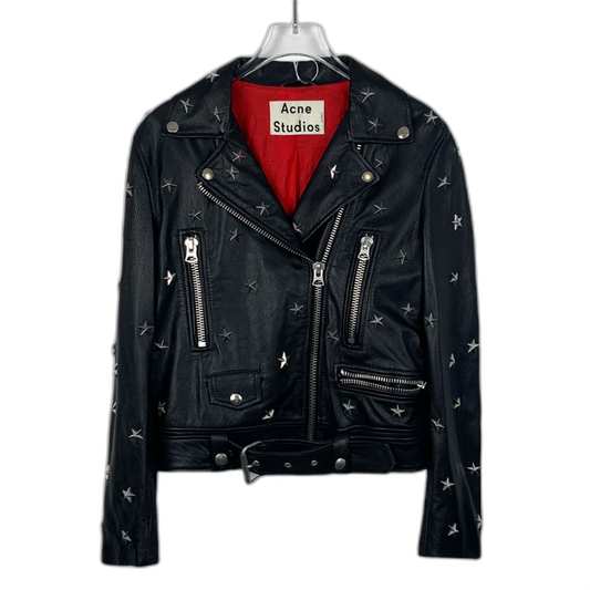 Acne Studios Black Star Studded Jacket