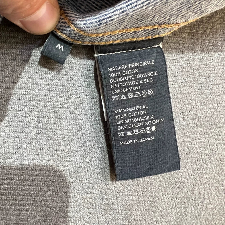 Celine Denim Jacket with Logo Patch