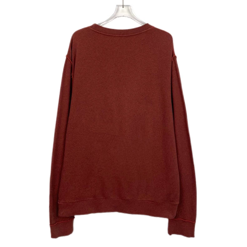 Loewe Red Logo Cotton Knit Sweater