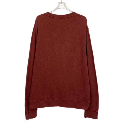 Loewe Red Logo Cotton Knit Sweater