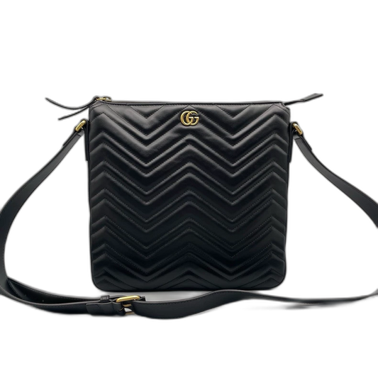 Gucci Marmont Leather Crossbody Bag