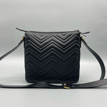 Gucci Marmont Leather Crossbody Bag