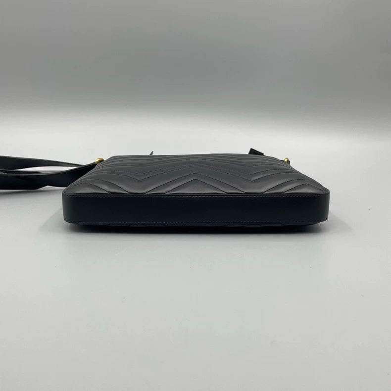 Gucci Marmont Leather Crossbody Bag