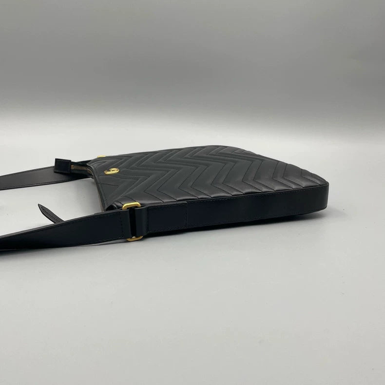 Gucci Marmont Leather Crossbody Bag