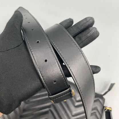 Gucci Marmont Leather Crossbody Bag