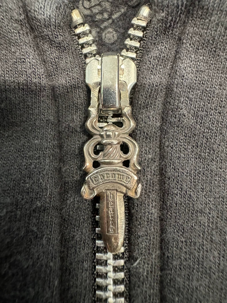 Chrome Hearts Black Zip Hoodie M-yf