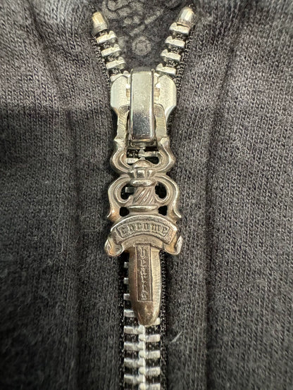 Chrome Hearts Black Zip Hoodie M-yf