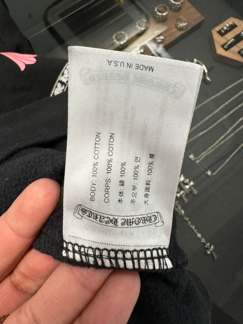 Chrome Hearts Black Zip Hoodie M-yf