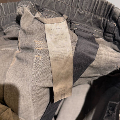 Rick Owens DRKSHDW Side Zip Waxed Pants