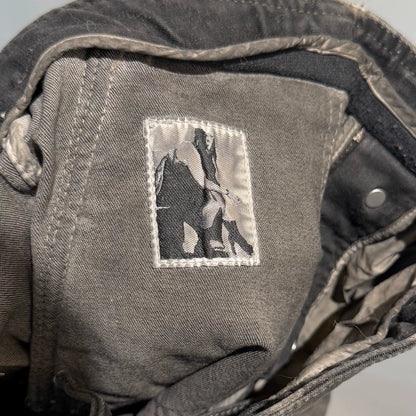 Rick Owens DRKSHDW Side Zip Waxed Pants