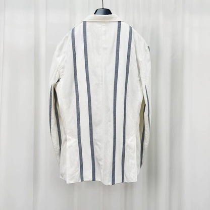 Kenzo Stripe Floral Blazer Jacket-yf