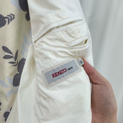 Kenzo Stripe Floral Blazer Jacket-yf