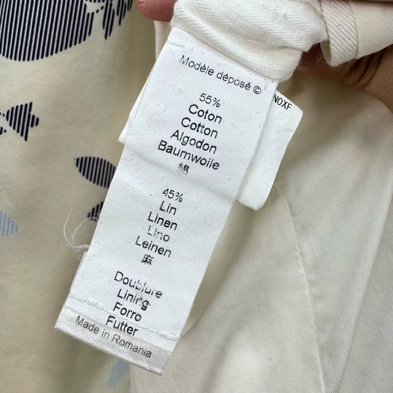 Kenzo Stripe Floral Blazer Jacket-yf