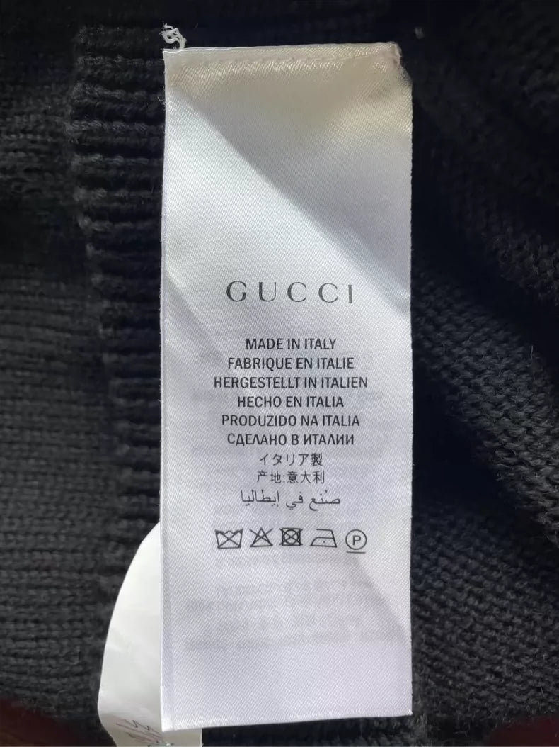 Gucci Black Bee Cardigan for Men