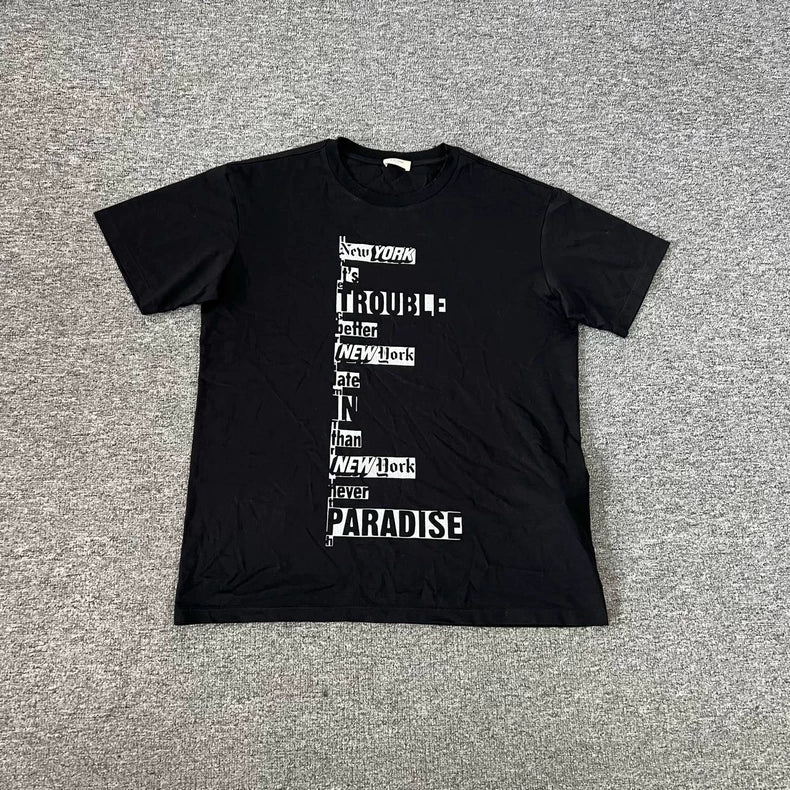 Celine Artist Collaboration Distressed Short Sleeve T-shirt