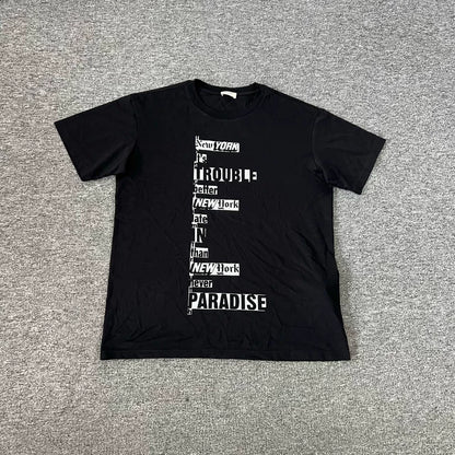 Celine Artist Collaboration Distressed Short Sleeve T-shirt