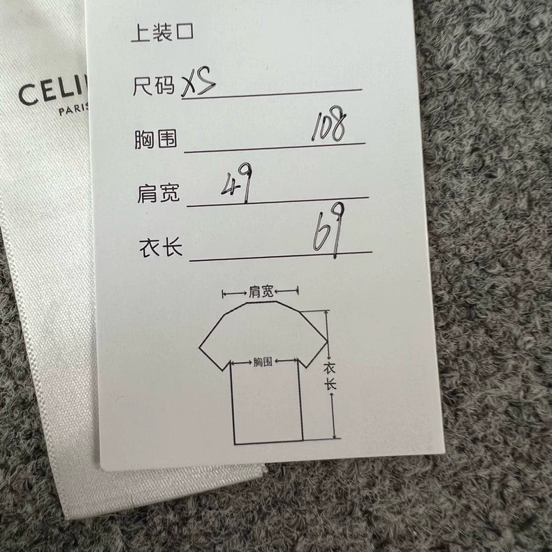 Celine Artist Collaboration Distressed Short Sleeve T-shirt