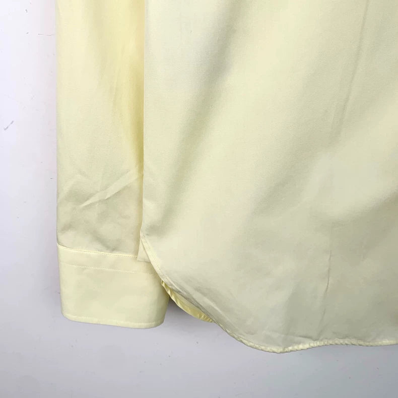 Gucci Yellow Long Sleeve Shirt With Logo